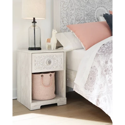 Paxberry Nightstand White - Signature Design By Ashley 1 Paxberry Nightstand White - Signature Design By Ashley