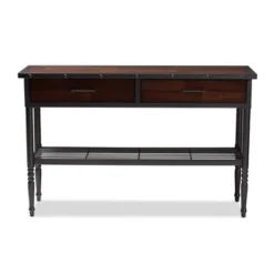 2 Drawer Jana Dining Room Server Brown - Baxton Studio -Furniture Series Store GUEST df2a8426 67cb 4a55 8b63 a21bfd1bd567