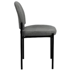Flash Furniture Comfort Gray Fabric Stackable Steel Side Reception Chair -Furniture Series Store GUEST df406578 68b6 4559 81a3 c39399d496e0