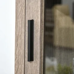 HOMCOM Tall Wine Cabinet, Bar Display Cupboard With 12-Bottle Wine Rack, Glass Door And 3 Storage Compartment For Living Room, Home Bar, Dining Room 10 HOMCOM Tall Wine Cabinet, Bar Display Cupboard With 12-Bottle Wine Rack, Glass Door And 3 Storage Compartment For Living Room, Home Bar, Dining Room -Furniture Series Store GUEST df41b6ec 10db 4c2c 9663 7661929e11c4