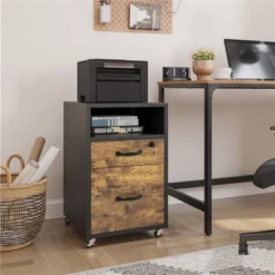 Yaheetech 2-Drawer And 1-Open Shelf Mobile Letter Size Rolling File Cabinet For Home And Office 9 Yaheetech 2-Drawer And 1-Open Shelf Mobile Letter Size Rolling File Cabinet For Home And Office -Furniture Series Store GUEST e05a6b8a cd49 45c5 a2bf 3af1cb85b844