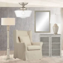 Elm Lane Hudson 26" Wide Slat Door Accent Cabinet -Furniture Series Store GUEST e08b085b 8408 49d5 9919 2a73250843bc