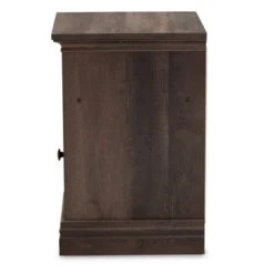 Nolan 1 Door Wood Nightstand Brown/Black - Baxton Studio 9 Nolan 1 Door Wood Nightstand Brown/Black - Baxton Studio -Furniture Series Store GUEST e2300e32 56b3 4635 8341 8d3f9dedb6fd