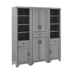 3pc Tara Pantry Set - Pantry And 2 Linen Cabinets - Crosley -Furniture Series Store GUEST e28352de e6fa 4639 a0ef bb9cb7b0011d