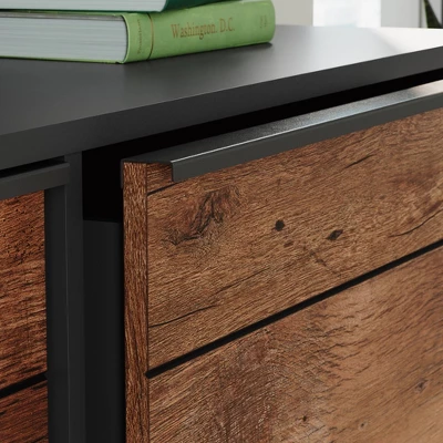 Boulevard 6 Drawer Horizontal Dresser With Metal Frame Black - Sauder 5 Boulevard 6 Drawer Horizontal Dresser With Metal Frame Black - Sauder - Image 5