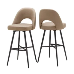 29" Set Of 2 Ragan Metal Fabric Swivel Bar Stools - Inspire Q 18 29" Set Of 2 Ragan Metal Fabric Swivel Bar Stools - Inspire Q -Furniture Series Store GUEST e2d6f446 a66c 4036 969d a9e08de3dc90