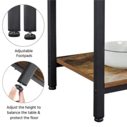 Yaheetech 67.5" H Baker’s Rack With Power Outlet For Kitchen Storage, Rustic Brown -Furniture Series Store GUEST e508f801 94eb 4bda adf8 b60111602ae9