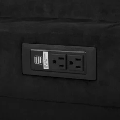 Finley Convertible Futon Sofa Bed Black - Serta -Furniture Series Store GUEST e5a9202a 6f1d 4b76 9ced 11d9fc275c3d