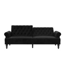 Cassidy Upholstered Futon - Paris Hilton X The Novogratz -Furniture Series Store GUEST e687f474 c4e8 4c55 bbb7 c6bdc75a193d