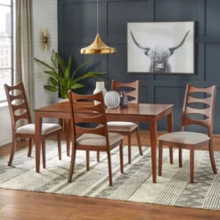 Lydon Dining Table Walnut - Lifestorey -Furniture Series Store GUEST e7725ca5 08f7 46b8 927d ab370388632d