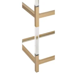 Metal And Acrylic Console Table Gold - Olivia & May -Furniture Series Store GUEST e7aeede2 5cbc 4a10 8506 4cdffcebbcac
