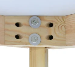 Norman9075+Spoon 4 -Piece Round-Shaped With 4 Upholstered Chairs Dining Set -The Pop Maison -Furniture Series Store GUEST e8100825 b9b8 4517 b7df 7922ad06feee