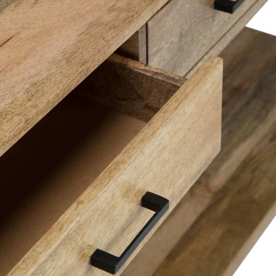 55" Lawson Solid Mango Wood Console Sofa Table Natural - WyndenHall 2 55" Lawson Solid Mango Wood Console Sofa Table Natural - WyndenHall - Image 2