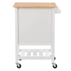Sage Wood Kitchen Cart White - CorLiving -Furniture Series Store GUEST e8d4c641 12fa 4036 a5cd 622e95bf9d88