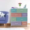 Sorbus Nightstand With Drawers For Home Bedroom Office Pastel Colors