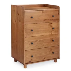 Katie Solid Wood Transitional Tray Top 4 Drawer Dresser - Saracina Home -Furniture Series Store GUEST e921be28 77d8 4827 9799 4453c00cff32
