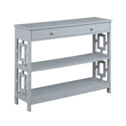 Town Square 1 Drawer Console Table With Shelves - Breighton Home -Furniture Series Store GUEST e95e1bc3 5e88 4101 bfda 7097dd2e5c47