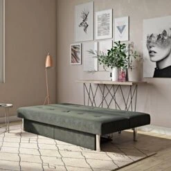 Saddie Futon With Storage Drawers Gray - Room & Joy -Furniture Series Store GUEST ea8251eb 6ab0 4bc4 93e5 25a7d20c9cf0