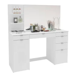Amelia Vanity Table With Mirror White - Polifurniture 10 Amelia Vanity Table With Mirror White - Polifurniture -Furniture Series Store GUEST ead04b46 4f27 4398 a4f9 59ddcc2477b1