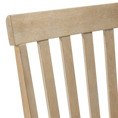 Set Of 2 Liam Slat Back Chairs Natural - Picket House Furnishings 5 Set Of 2 Liam Slat Back Chairs Natural - Picket House Furnishings - Image 5
