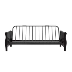 Full Brayden Wood Arm Futon Frame Espresso - Room & Joy -Furniture Series Store GUEST eb6937fc 60ee 4ca7 943b e743684276e6