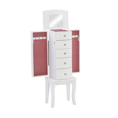 Makenzie Jewelry Armoire White - Powell Company 2 Makenzie Jewelry Armoire White - Powell Company - Image 2