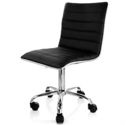 Elama 2 Piece Adjustable Faux Leather Rolling Office Chair In Black With Chrome Finish 10 Elama 2 Piece Adjustable Faux Leather Rolling Office Chair In Black With Chrome Finish -Furniture Series Store GUEST ec3892f7 0b7a 4f9a ad9f 4ab84033dca4