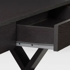 Folio Cross Leg Farmhouse Desk Rich Brown - CorLiving -Furniture Series Store GUEST ede79898 0d22 429f 8fa9 cd0c25cfd194