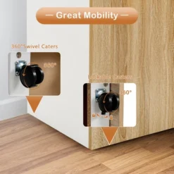 Costway File Cabinet With 2 Drawers Mobile Filing Cabinet W/Wheel For Letter Size -Furniture Series Store GUEST ee64d0b0 f593 4195 87f2 fb1d219533e6