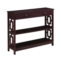 Town Square 1 Drawer Console Table With Shelves - Breighton Home -Furniture Series Store GUEST ee7c1c62 5d4b 4ae2 9a27 73728f9c2437