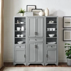 3pc Tara Pantry Set - Pantry And 2 Linen Cabinets - Crosley -Furniture Series Store GUEST eeb8aced 3d92 49e8 a9f5 a8a32e908a2d