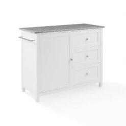 Soren Granite Top Kitchen Island/Cart Gray/White - Crosley -Furniture Series Store GUEST efee9b95 0567 4478 a7eb 449d24a69aa6