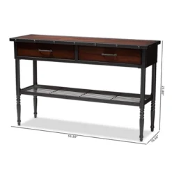 2 Drawer Jana Dining Room Server Brown - Baxton Studio -Furniture Series Store GUEST f0a1d8ef 04af 436e 854b 9e1cd226fe21