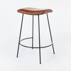 Clarkston Metal Counter Height Barstool With Upholstered Seat - Threshold™ Designed With Studio McGee -Furniture Series Store GUEST f178119f 0fe3 43a4 ad93 334f1320cdb3