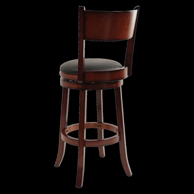 Palmetto Swivel Hardwood Counter Height Barstool Brandy - Boraam 9 Palmetto Swivel Hardwood Counter Height Barstool Brandy - Boraam - Image 9