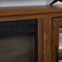 Tasi Transitional Farmhouse Glass Window Pane Door With Electric Fireplace TV Stand For TVs Up To 80" - Saracina Home -Furniture Series Store GUEST f2bf4640 59b6 4e64 993e ea372d489959