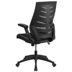 Emma And Oliver High Back Black Mesh Swivel Ergonomic Office Chair With Adjustable Flip-Up Arms 14 Emma And Oliver High Back Black Mesh Swivel Ergonomic Office Chair With Adjustable Flip-Up Arms -Furniture Series Store GUEST f3caed78 a311 4711 bea5 31f41c967e55