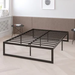 Flash Furniture 14 Inch Metal Platform Bed Frame - No Box Spring Needed With Steel Slat Support And Quick Lock Functionality -Furniture Series Store GUEST f4438ad1 5feb 49fc bd60 b5ee3d4f4a18