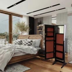 Jewelry Armoire Brown - Ore International -Furniture Series Store GUEST f48c862a 5ee6 4ef1 b560 426b97dad716