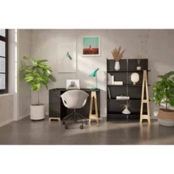 Atypik Desk With Bookcase - Nexera -Furniture Series Store GUEST f640275e d24a 46c5 983b 6d597f8789fe