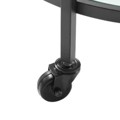 Bailey Bar Cart Matte Black - Crosley -Furniture Series Store GUEST f68af1a6 1721 4f1e a99e 16dc9cb81dba