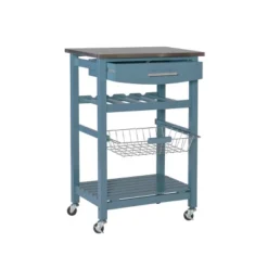 Clarke Kitchen Cart - Linon -Furniture Series Store GUEST f9e257ad c4b5 49cd 8840 c84326058a51