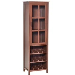 HOMCOM Tall Wine Cabinet, Bar Display Cupboard With 12-Bottle Wine Rack, Glass Door And 3 Storage Compartment For Living Room, Home Bar, Dining Room 13 HOMCOM Tall Wine Cabinet, Bar Display Cupboard With 12-Bottle Wine Rack, Glass Door And 3 Storage Compartment For Living Room, Home Bar, Dining Room -Furniture Series Store GUEST f9e79754 807b 4433 af6a a3323327b49c
