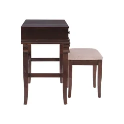 Home Angela Vanity Set Walnut - Linon -Furniture Series Store GUEST fb2db262 ac65 478b bc1d c4026e35279a
