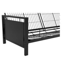 DHP Henley Metal Arm Futon Frame Black Metal - Dorel Home Products -Furniture Series Store GUEST fc5ffec6 2f97 4fa8 891b fd125effc14a