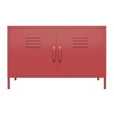 RealRooms Shadwick 2 Door Metal Locker Accent Cabinet 8 RealRooms Shadwick 2 Door Metal Locker Accent Cabinet - Image 8