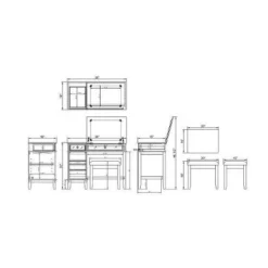 Eva Vanity Set - Linon -Furniture Series Store GUEST fcad0f40 f67f 4e53 aff3 933a96add691