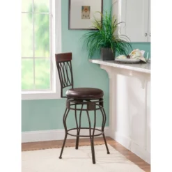 30" Flynn Barstool Bronze - Linon