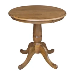 Morgan 30" Round Top Pedestal Table - International Concepts -Furniture Series Store GUEST fd01a05d a5bf 496c ad3f 9e5cb1a23677